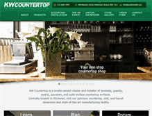 Tablet Screenshot of kwcountertop.com